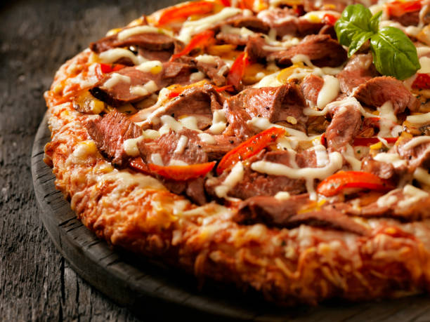 Philly Cheesesteak Pizza Recipe | Easy Homemade Steak & Cheese Pizza