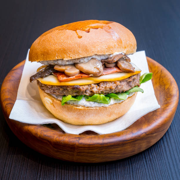 Homestyle Mushroom Veggie Burger Recipe | Healthy & Flavorful Meatless Burger by Sid Khullar